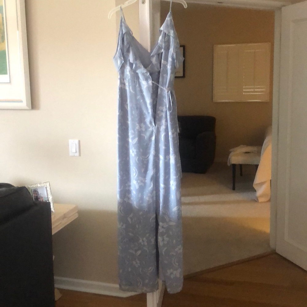 Blue Wrap Dress